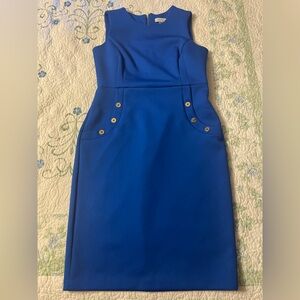 Calvin Klein Royal Blue Midi Dress